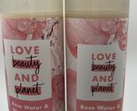 2Pk-Love Beauty &amp; Planet, Rose Water &amp; Niacinamide, Body Wash, 20oz - $21.68
