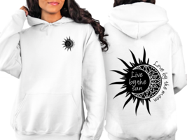 Live by the sun, love by the moon | Heavy Blend Crewneck Sweatshirt / Hoodie | S - £23.76 GBP