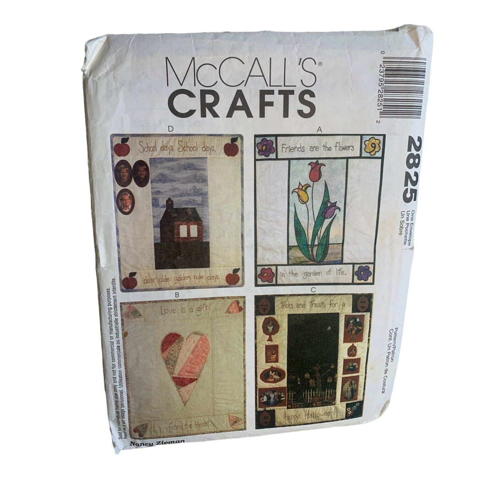 McCall's Wall Quilting Sewing Pattern 2825 - uncut - $5.93