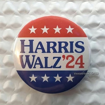 3&quot; Button Harris Walz 2024 Pin Pinback Badge President Election - £3.97 GBP