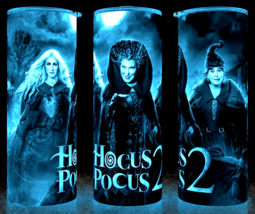 Glow in the Dark - Hocus Pocus 2 Witches Cup Mug Stainless Steel Tumbler 20oz - £18.45 GBP