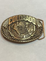 Vintage Indiana Metal Craft Colorado Deer Skier Centennial State Solid B... - £14.67 GBP