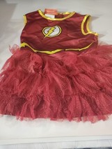 Rubie&#39;s Costume Co. The Flash Superhero Child&#39;s Small Tutu Dress Style #700163 - £8.33 GBP