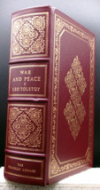 Leo Tolstoy WAR &amp; PEACE Leather Franklin Press Unread Crisp Complete Ill... - £35.39 GBP