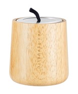 Scented Candles With Replaceable Tin 9oz Wood Wicked Crackling Candle Ca... - £11.85 GBP