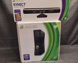 Microsoft Xbox 360 with Kinect 250GB Black Console + Kinect both In Box - $118.80