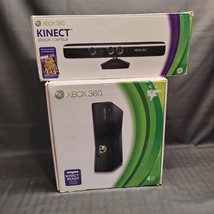 Microsoft Xbox 360 with Kinect 250GB Black Console + Kinect both In Box - £93.45 GBP
