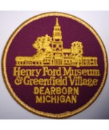 Vintage Henry Ford Museum &amp; Greenfield Village Dearborn MI Embroidered P... - $13.70 CAD