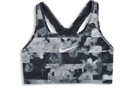 NIKE Womens Black Grey Digi Floral Racerback Sports Bra Top, Medium M 45... - $31.68