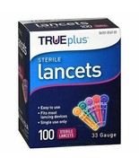 TRUEplus Sterile Lancets 100 X 3 Count - 33 Gauge 300 Total - $17.78