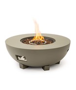 36-inch Round Iron Fire Pit Table | Outdoor Patio Heating Solution - $742.37 CAD