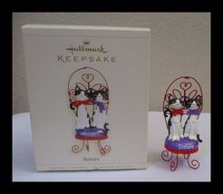 Hallmark Keepsake Ornament Sisters Cats Ornaments 2006 IOB - €11,04 EUR