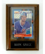 Mark Grace Wooden Plaque Includes Donruss Rated Rookie Card 1988 - $13.12 CAD