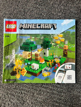 Lego Minecraft The Bee Farm 21165 Instructions Only In Fair Condition - £1.51 GBP