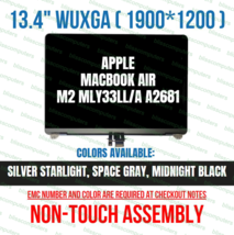 LCD Screen Assembly Macbook Air 13&quot; A2681 2022 2023 M2 EMC 4074 Midnight - £177.31 GBP