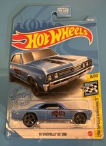 Hot Wheels 1967 CHEVELLE SS 396 New/Sealed 8/10 HW Speed Graphics 183/250 Blue - £6.16 GBP