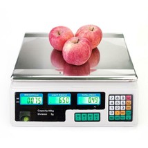 88Lb 40Kg Digital Price Computing Scale Food Produce Meat Deli Kitchen Lb/Kg - £50.35 GBP