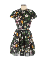 NWT Christy Lynn Lisa in Como Black Floral Lined Belted Dress M $425 - £71.56 GBP
