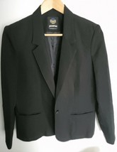 Womens Blazer Panter Size 8 Black Made In USA, Jacket para mujer Tamaño 8 - $29.69