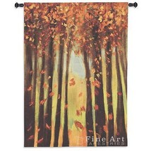 40x53 COLORS OF FALL II Tree Leaves Autumn Nature Tapestry Wall Hanging - $168.30