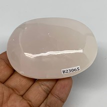 167.8g,3&quot;x2.1&quot;x1&quot;,Pink Calcite Palm-Stone Crystal Polished,B23065 - £10.90 GBP