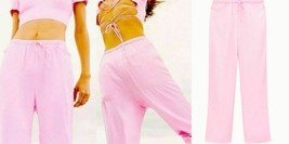 Nwt Zara Satin Effect High Waist Baby Pink Pants Small - £35.16 GBP