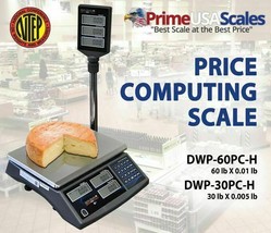 60 lb Computing Scale With Pole Display NTEP Legal For Trade - $299.00