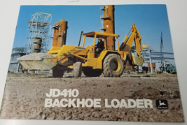 John Deere JD410 Backhoe Loader Sales Brochure 1979 Photos Specification... - £14.50 GBP