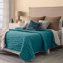 Grecia Geometric Trending Combinations Reversible Comforter Set 1 Pcs King Size - £47.76 GBP