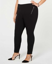 INC Pants Black Plus Zip-Pockets Skinny Leg Stretch ,Size 22W - £22.42 GBP