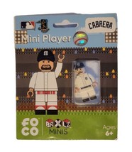 NEW Foco Mini Figure Player BRXLZ #24 Cabrera Detroit Tigers MLB New Sea... - $12.86