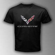 Chevrolet Corvette Logo Chevy Nascar Offroad Rally Black T-Shirt Size S-3XL - $18.90