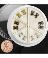 NAIL CHARM ALLOY Assorted Bear  - 12 pcs - $18.00