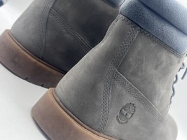 Women’s Timberland Linden Woods 6&quot; Premium Gray Nubuck Waterproof Boots Size 10 - £79.92 GBP