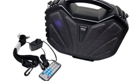 Pyle PWMA285BT Portable Pa Bluetooth Speaker System Karaoke Kit Rgb Dj No Mic - £35.28 GBP