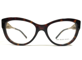 Burberry Eyeglasses Frames B2210 3002 Brown Tortoise Gold Cat Eye 51-17-140 - $130.68