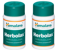 2 X Himalaya HERBOLAX Tablets (100 tab) Each Gentle Bowel Regulator| Fre... - £15.70 GBP