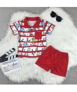 NEW Dr Seuss Short Sleeve Shirt &amp; Shorts Boys Boutique Outfit - €14,75 EUR