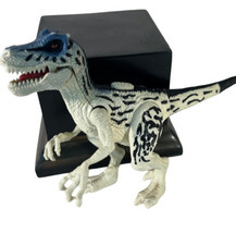 Chap Mei Dinosaur  Deinonychus Raptor White Black and Blue Valley Animal Planet - £3.69 GBP