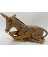 Vintage FONTANINI HEIRLOOM NATIVITY 5&quot; - SEATED DONKEY - $14.84