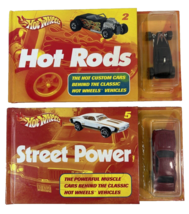 Hot Wheels Lot of 2 Mini Books # 2 &amp; 5 - Hot Rods Sooo Fast + Street Pow... - £10.82 GBP