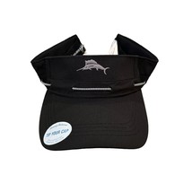 Tommy Bahama Men Hat Golf Adjustable Gray Marlin Active Wear Black One S... - $21.62