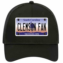 Clemson Fan Novelty Black Mesh License Plate Hat - £23.17 GBP