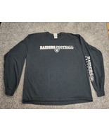 Oakland Raiders Shirt Men X-Large Black Pullover NFL Football Team Apparel - £14.06 GBP