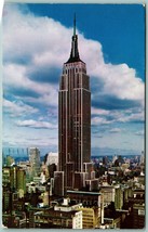 Empire State Building New York Ny Nyc Cromo Cartolina I2 - £3.16 GBP