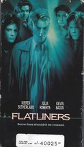 Flatliners Kiefer Sutherland Julia Roberts Kevin Bacon VHS - $8.00