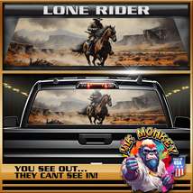 Lone Rider - Truck Back Window Graphics - Customizable - £47.07 GBP+