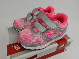 New Balance Baby Running Shoes Sneakers Infant Size 6 Pink &amp; gray - £15.76 GBP
