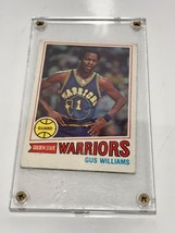 1977-78 Topps Golden State Warriors Basketball Card #89 Gus Williams - £3.91 GBP
