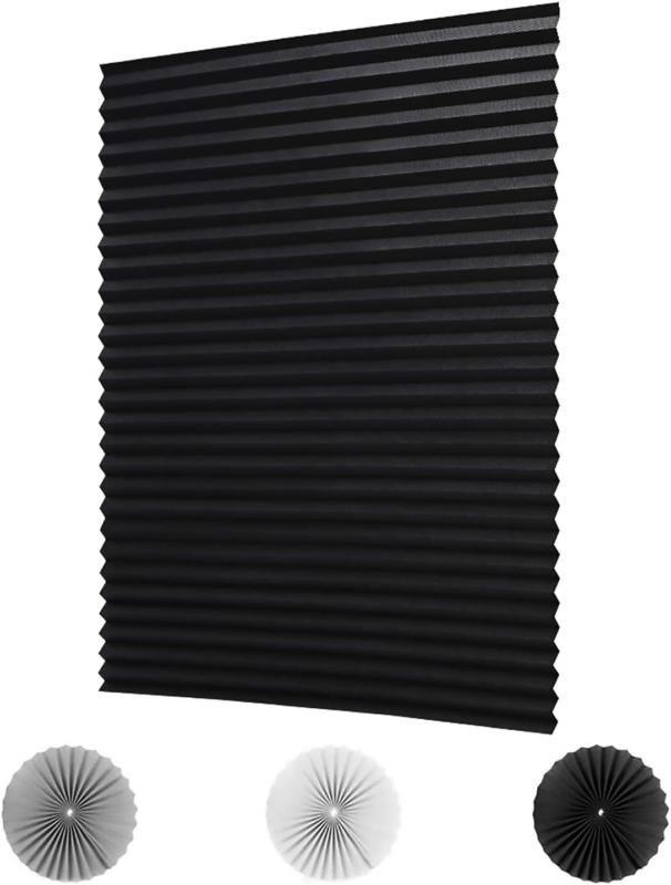 Primary image for 2 Pack Cordless Light Filtering Pleated Fabric Shade,Easy to Cut and Ins
